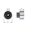 GATES T42053 - Triger Gergi Rulmani - Fiat Alio Punto Fiorino