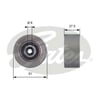 GATES T42151 - Triger Gergi Rulmani - Fiat Stilo/croma/alfa Romeo 159/opel
