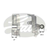 GATES T43028 - Eksantrik Gergi Rulmani - Vw Passat-a4-a6
