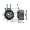 GATES T43119 - Eksantrik Gergi Rulmani - Volvo C30/c70/s40/s60/v60