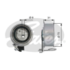 GATES T43135 - Eksantrik Gergi Rulmani - Kore I30/elantra/matrix/coupe/tucson