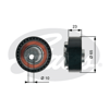 GATES T43228 - Triger Gergi Rulmani - Fiat Lada Granta