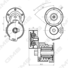 GMB GAT20980 - V Kayis Gergisi Komple - Renault Clio Iii / Megane I-ii-iii