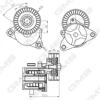 GMB GAT31480 - V Kayis Gergi Rulmani - Opel Insignia Astra J Zafira C Cascada