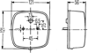 HELLA 578-701 - Stop Lambasi - Uni Iveco / Magirus / Mercedes