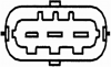HELLA 681-011 - Eksantrik Devir Sensörü - Opel Vectra B Vectra A Astra F Astra G