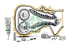 INA 41 - Eksantrik Zincir Seti - Vw Golf5-golf6-jetta-a3-leon