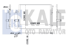 KALE 345285 - Klima Radyatörü - Renault Dacia Logan/sandero