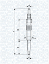 M.MARELLI 060900120606 - Kizdirma Bujisi - Vw Caddy