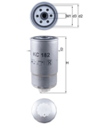 MAHLE KC182 - Yakit Filtresi - Fiat Daily Iii-iv-jeep Cherokee