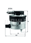 MAHLE KL569 - Yakit Filtresi - Ford Focus/c-max