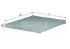 MAHLE LA306 - Polen Filtresi - Opel Corsa D
