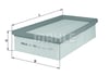 MAHLE LX1983 - Hava Filtresi - Japon Qashqai (j10) : Xtrail (t31) 07-13