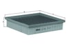 MAHLE LX2108 - Hava Filtresi - Fiat Jeep Cherokee Iv-chreysler 300 C