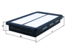 MAHLE LX3677 - Hava Filtresi - Kore Tucson/sportage