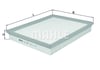 MAHLE LX735 - Hava Filtresi - Opel Astra G Astra H Zafira A Zafira B