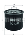 MAHLE OC1253 - Yag Filtresi - Opel Kalos Aveo Spark