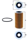 MAHLE OX1076D - Yag Filtresi - Vw Amarok-q7