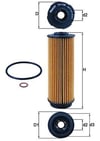 MAHLE OX1146D - Yag Filtresi - Bmw F20-f21-f22-f23-g20-g21-g28-f30-f31-f34-f35-f32-f33-f36-g30-g31-g32-g38-g11-g12-g14-g15-g16-x3 G01-x4 G02-x5 G05-x6 G06-x7 G07-z4 G29