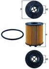 MAHLE OX371D - Yag Filtresi - Opel Astra H Corsa C Corsa D