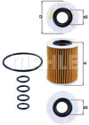 MAHLE OX437D - Yag Filtresi - Opel Astra H Astra J Corsa D Mokka Cruze Meriva A Meriva B Trax