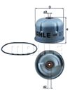 MAHLE OZ6D - Yag Filtresi - Ford Transit V-347