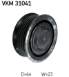 SKF 31041 - V Kayis Gergi Rulmani - Vw Touareg-q7