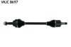 SKF 8697 - Aks Komple Ön Sol - Psa Boxer Iii / Jumper Iii / Ducato