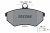 TEXTAR 2016801 - Fren Balatasi Ön - Vw Golf3-polo Classic-passat-caddy