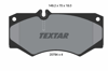 TEXTAR 2078401 - Fren Balatasi Ön - Mercedes W460-461-463