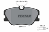 TEXTAR 2094102 - Fren Balatasi Ön - Mercedes W124