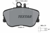 TEXTAR 2143905 - Fren Balatasi Ön - Mercedes W202