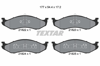 TEXTAR 2182202 - Fren Balatasi Ön - Fiat Cherokee
