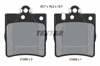 TEXTAR 2189803 - Fren Balatasi Arka - Mercedes W210-208-203