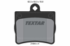 TEXTAR 2190003 - Fren Balatasi Arka - Mercedes W202
