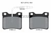TEXTAR 2190403 - Fren Balatasi Arka - Mercedes Vito.108,110.d - 108,110,112.cdi - V.200,220,230,280