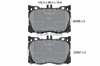 TEXTAR 2258601 - Fren Balatasi Ön - Mercedes W205-213-238-x253