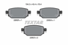 TEXTAR 2262301 - Fren Balatasi Arka - Japon Mazda 3