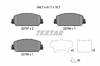 TEXTAR 2279701 - Fren Balatasi Ön - Japon Crv (rw: Rt) (rw1)