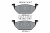 TEXTAR 2313001 - Fren Balatasi Ön - Vw Golf4-golf5-jetta-bora-polo-a3-leon