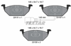 TEXTAR 2313101 - Fren Balatasi Ön - Vw Golf4-golf5-jetta-bora-polo-a3-leon
