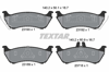TEXTAR 2319002 - Fren Balatasi Arka - Mercedes W163