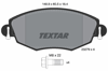 TEXTAR 2327904 - Fren Balatasi Ön - Ford Mondeo/jaguar