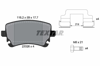 TEXTAR 2332601 - Fren Balatasi Arka - Vw A6-a8-t5