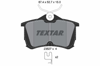 TEXTAR 2352701 - Fren Balatasi Arka - Japon Accord (cg) Euro : Accord (cl) 03-08