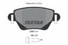 TEXTAR 2355701 - Fren Balatasi Arka - Ford Mondeo