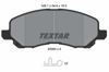 TEXTAR 2358401 - Fren Balatasi Ön - Japon Lancer (cs) : Lancer (cy) 08- : Asx (ga) 10-