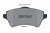 TEXTAR 2361501 - Fren Balatasi Ön - Bmw Freelander 1