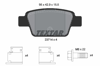 TEXTAR 2371401 - Fren Balatasi Arka - Fiat Stilo/bravo/linea/alfa