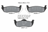 TEXTAR 2425801 - Fren Balatasi Arka - Fiat Jeep-commander/chrysler